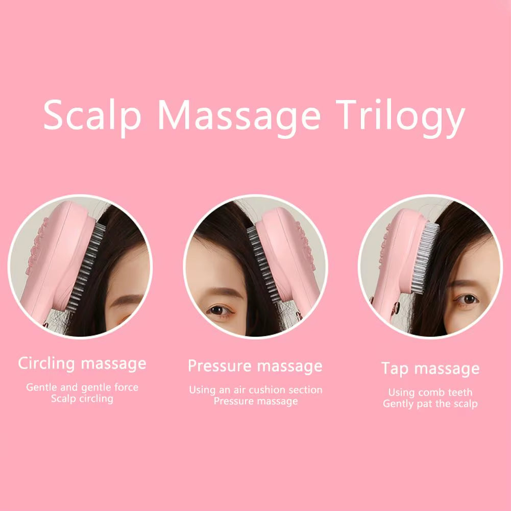 Transform Your Hair Care Routine with Our Self-Cleaning Anti-Static Massage Comb - Experience Tangle-Free Relaxation! 💆‍♀️✨