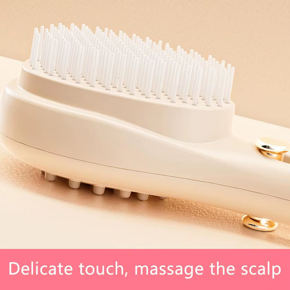 Transform Your Hair Care Routine with Our Self-Cleaning Anti-Static Massage Comb - Experience Tangle-Free Relaxation! 💆‍♀️✨